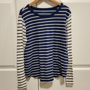 Madewell whisper cotton long-sleeve shirt, L